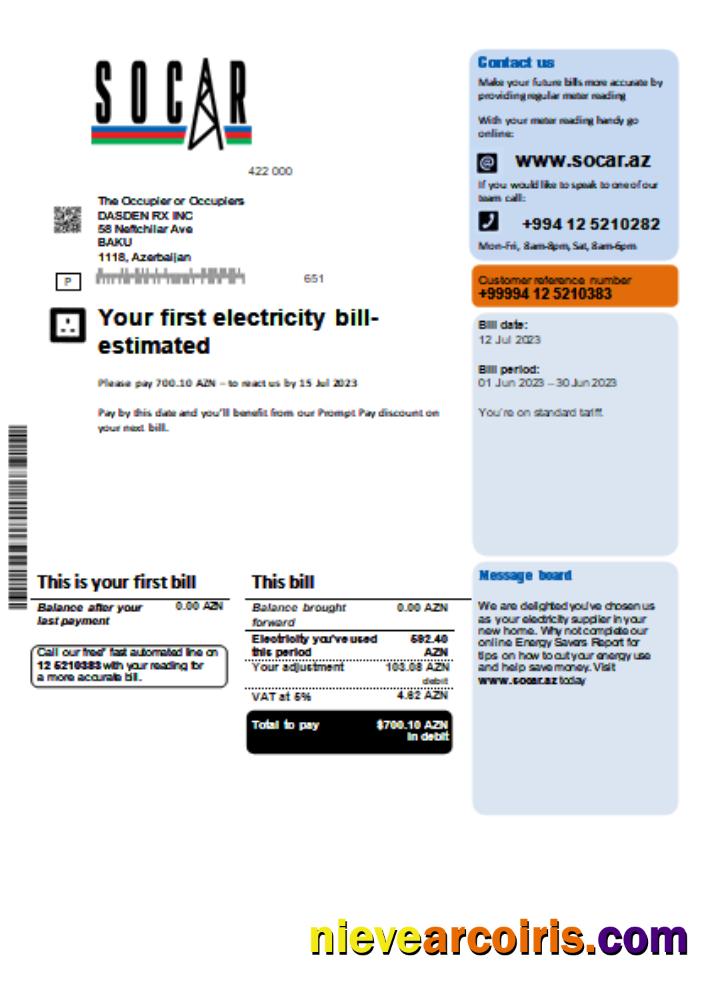 Socar gas utility business bill